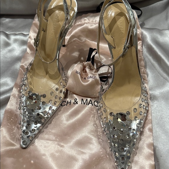 Mach & Mach Crystal Heels - Picture 3 of 7